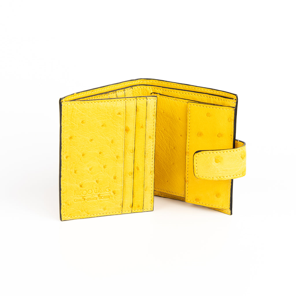 KC Mini Ladies Ostrich Wallet with Tab - Karoo Classics