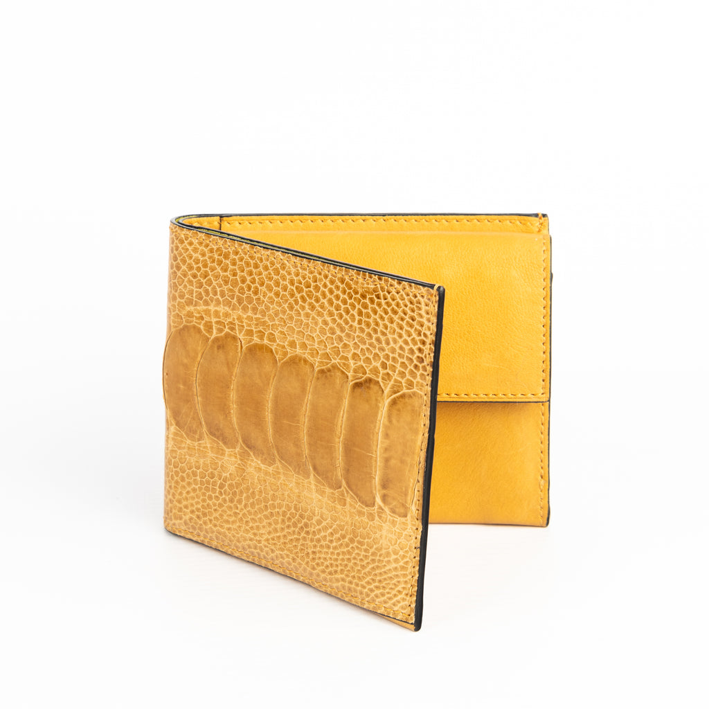 Boston Ostrich Shin Wallet - Karoo Classics