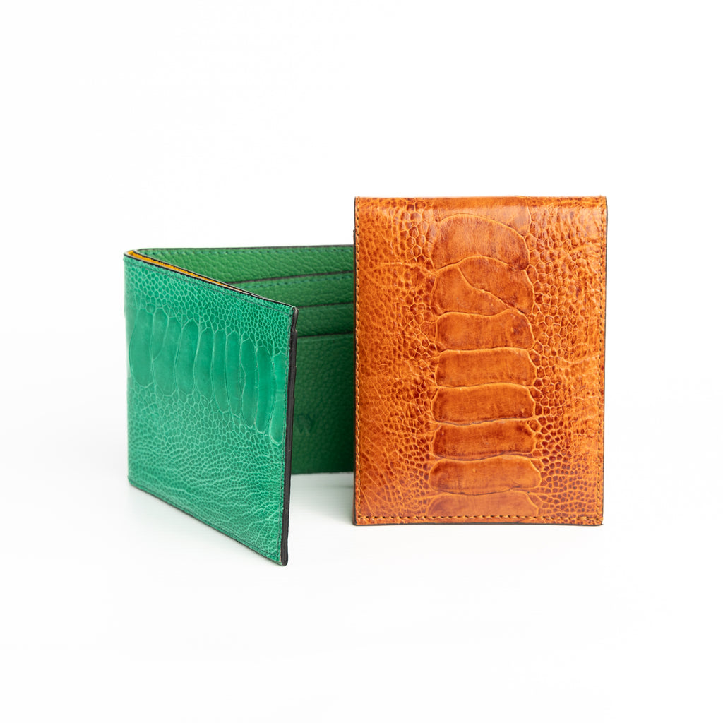 Florida Ostrich Shin Wallet - Karoo Classics