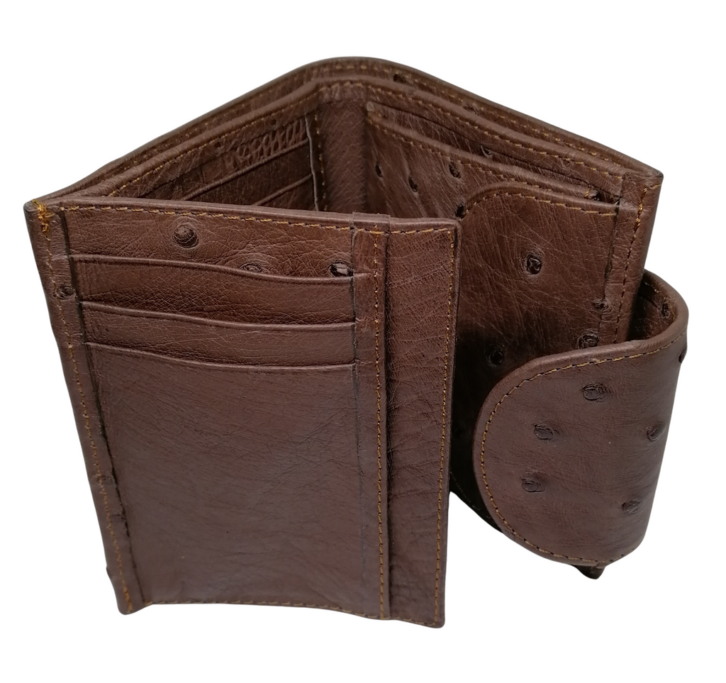 Ostrich Mini Ladies Wallet with Tab 2