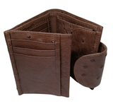 Ostrich Mini Ladies Wallet with Tab 2