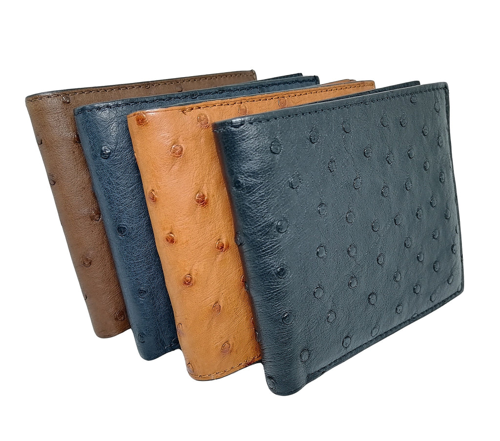 Ostrich Credit Card Wallet with Card Flap - Karoo Classics