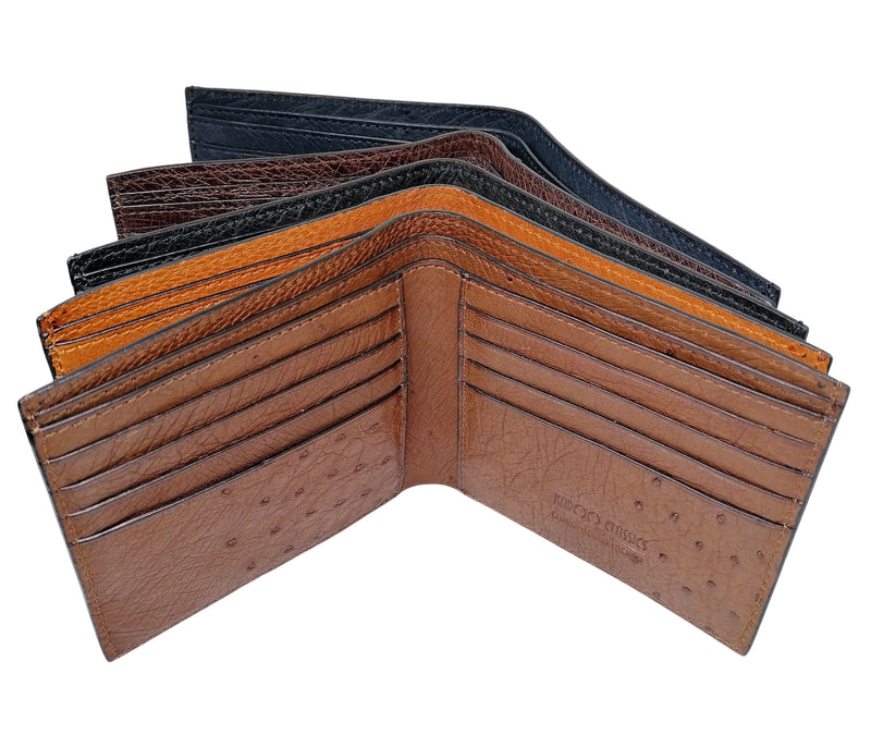 Ostrich Credit Card Wallet Large - Karoo Classics