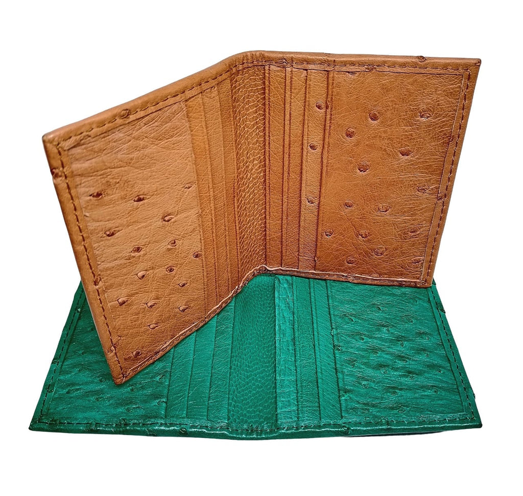 Ostrich Double Card Holder