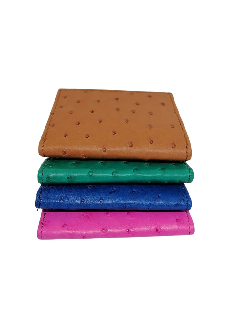 Ostrich Double Card Holder
