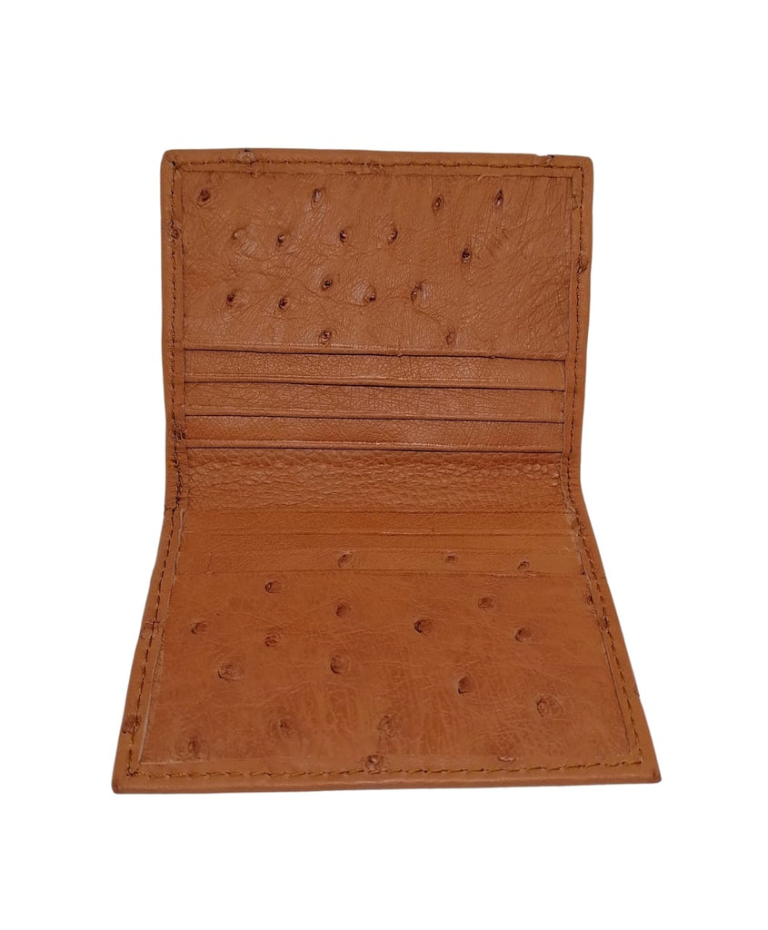 Ostrich Double Card Holder
