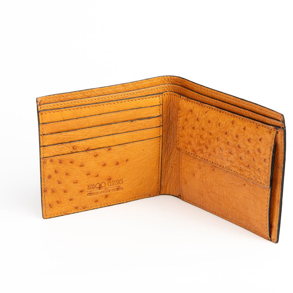 KC C/Card and Coin Pouch Wallet (Ostrich) - Karoo Classics