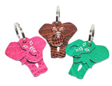 Ostrich Elephant Keyrings