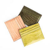 Ostrich Shin Cardholders (Florida) - Karoo Classics