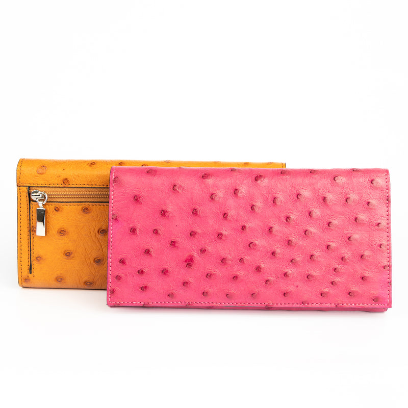 KC Large Ladies Ostrich Purse 1 - Karoo Classics