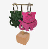 Ostrich Cat Keyring