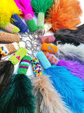 Beaded Feather Keyring - Karoo Classics
