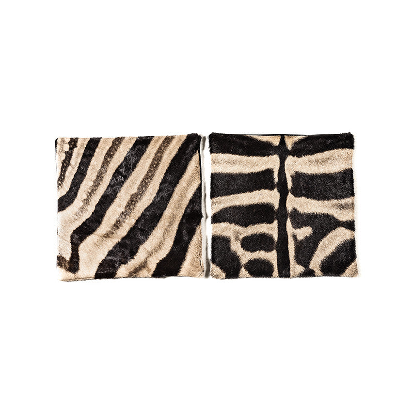 Zebra Hide Cushion Cover (Medium) - Karoo Classics